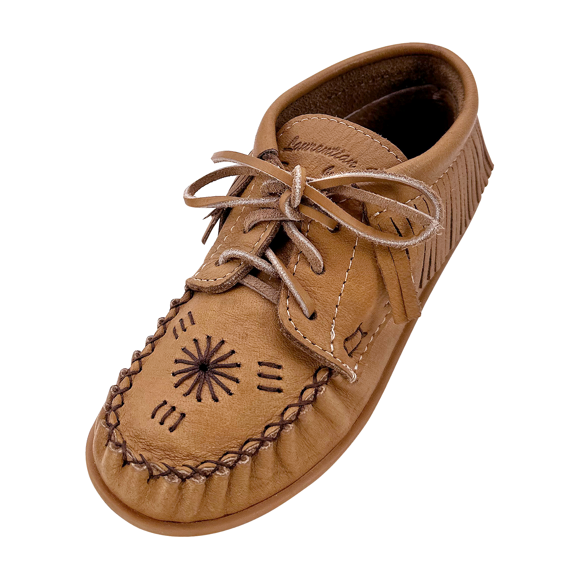 Women's Fringed Embroidered Moccasin Shoes